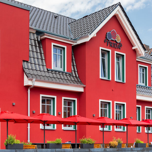 Außenansicht Frida Hotel in Bassum